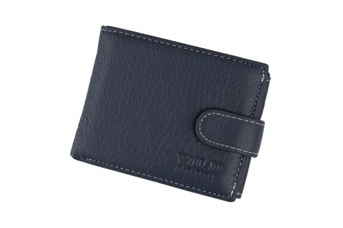 Portfel męski Skórzany Wild Horse Granatowy