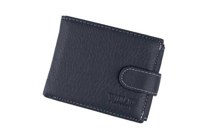 Portfel męski Skórzany Wild Horse Granatowy