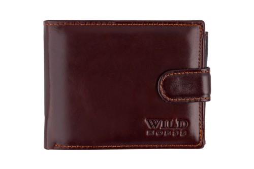 Portfel męski Skórzany Wild Horse Brązowy