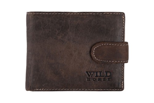 Portfel męski Skórzany Wild Horse Brązowy
