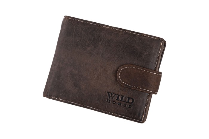 Portfel męski Skórzany Wild Horse Brązowy