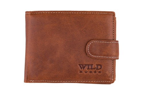 Portfel męski Skórzany Wild Horse Brązowy