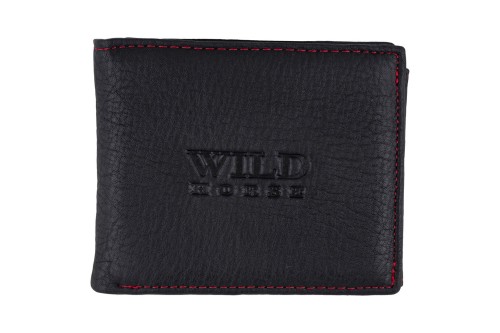 Portfel męski Skórzany Wild Horse Czarny