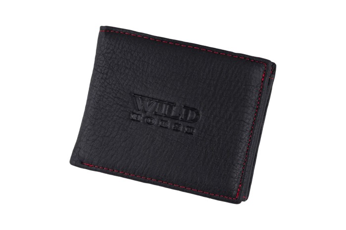 Portfel męski Skórzany Wild Horse Czarny