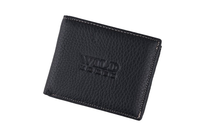 Portfel męski Skórzany Wild Horse Czarny