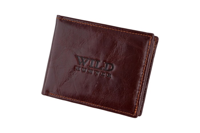 Portfel męski Skórzany Wild Horse Brązowy