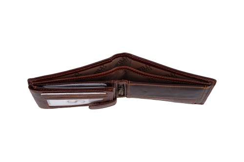 Portfel męski Skórzany Wild Horse Brązowy