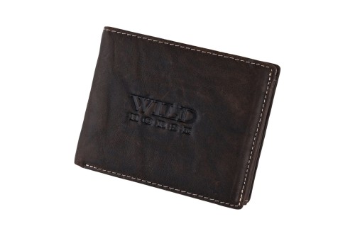 Portfel męski Skórzany Wild Horse Brązowy