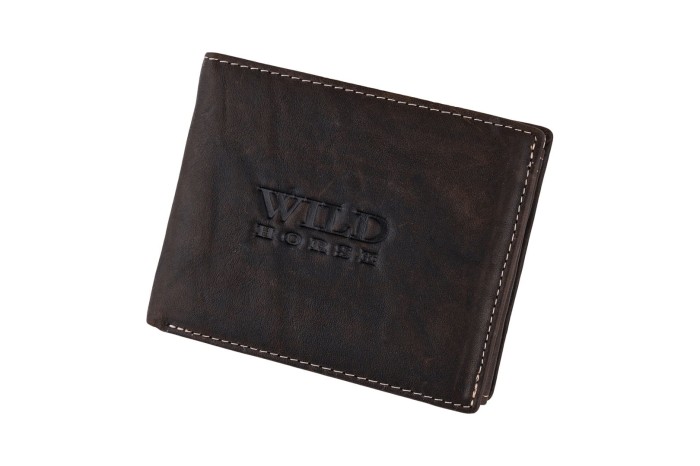 Portfel męski Skórzany Wild Horse Brązowy