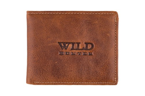Portfel męski Skórzany Wild Horse Brązowy
