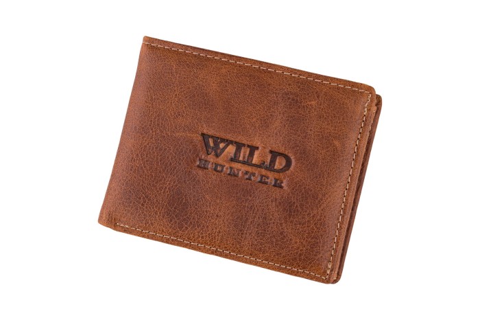 Portfel męski Skórzany Wild Horse Brązowy