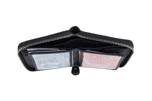 Portfel męski Skórzany Wild Horse Czarny