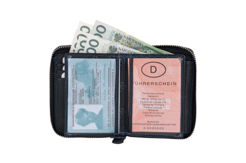 Portfel męski Skórzany Wild Horse Czarny