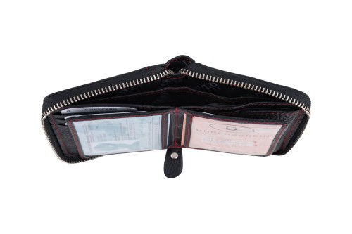 Portfel męski Skórzany Wild Horse Czarny