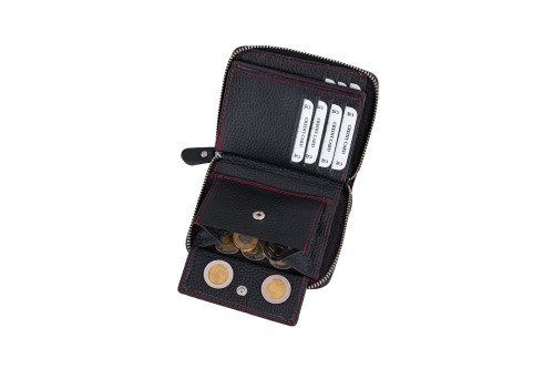 Portfel męski Skórzany Wild Horse Czarny