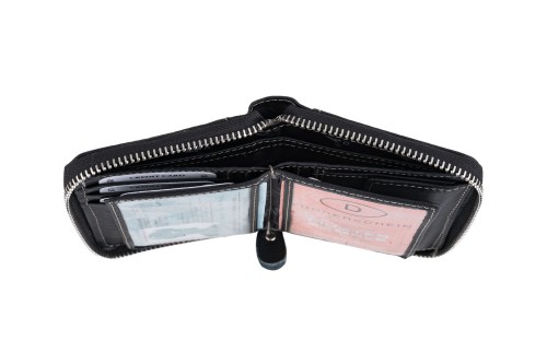 Portfel męski Skórzany Wild Horse Czarny