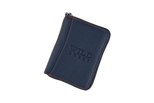 Portfel męski Skórzany Wild Horse Granatowy