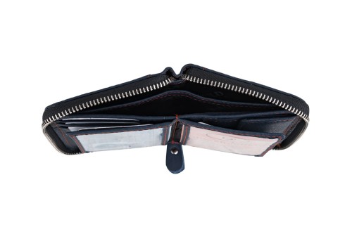 Portfel męski Skórzany Wild Horse Granatowy