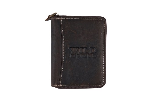 Portfel męski Skórzany Wild Horse Brązowy