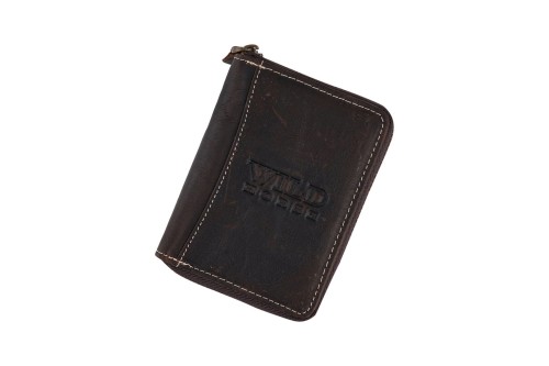 Portfel męski Skórzany Wild Horse Brązowy