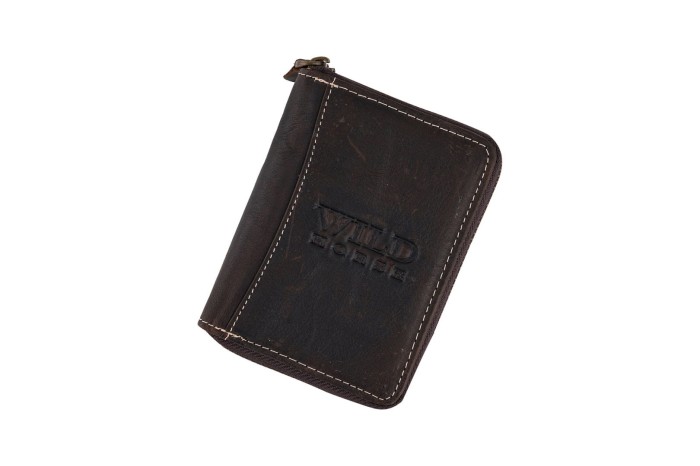 Portfel męski Skórzany Wild Horse Brązowy