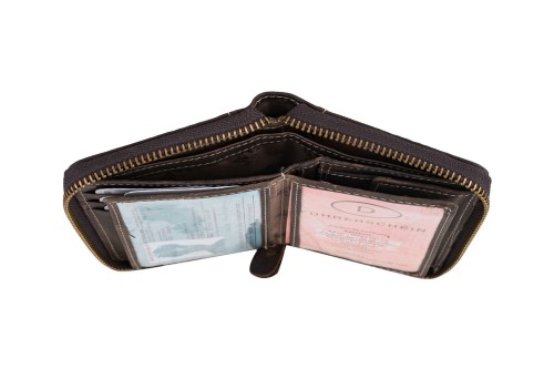 Portfel męski Skórzany Wild Horse Brązowy