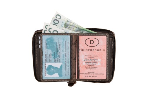 Portfel męski Skórzany Wild Horse Brązowy