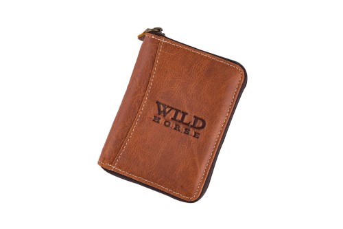 Portfel męski Skórzany Wild Horse Brązowy