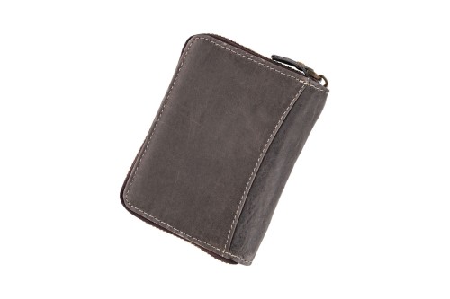 Portfel męski Skórzany Wild Horse Szary