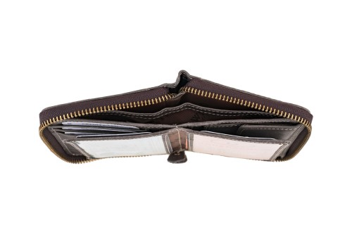 Portfel męski Skórzany Wild Horse Szary