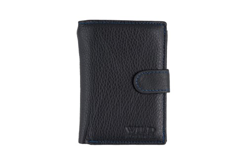 Portfel męski Skórzany Wild Horse Czarny