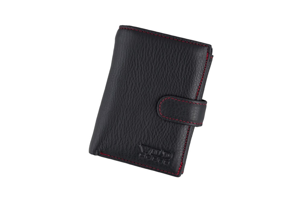 Portfel męski Skórzany Wild Horse Czarny