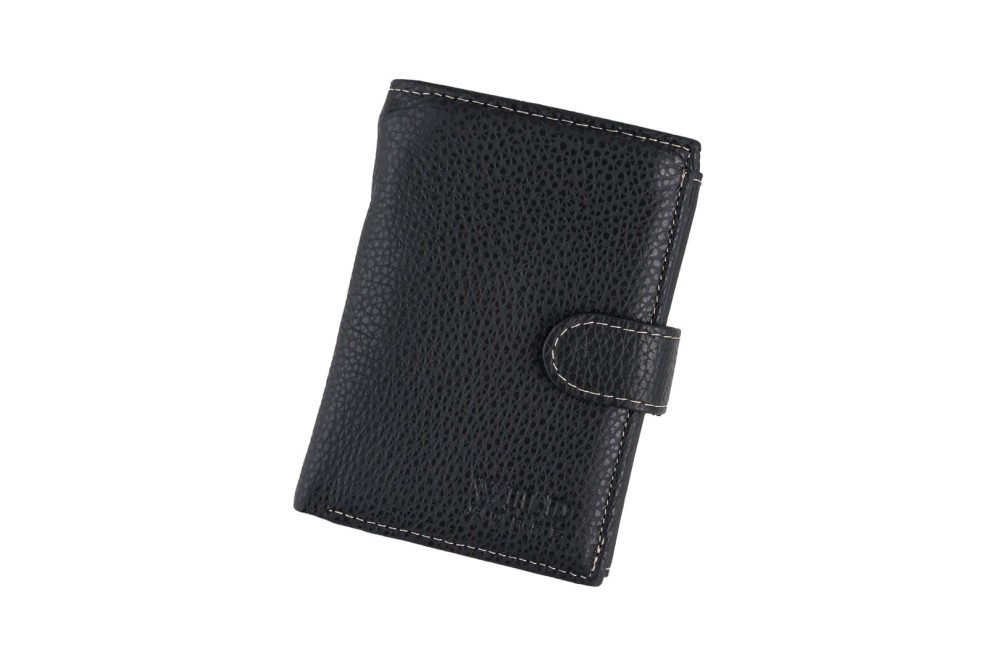 Portfel męski Skórzany Wild Horse Czarny
