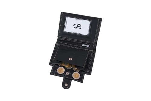 Portfel męski Skórzany Wild Horse Czarny