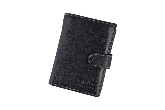 Portfel męski Skórzany Wild Horse Czarny