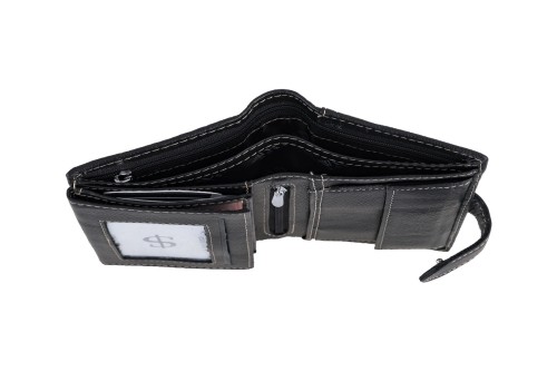 Portfel męski Skórzany Wild Horse Czarny