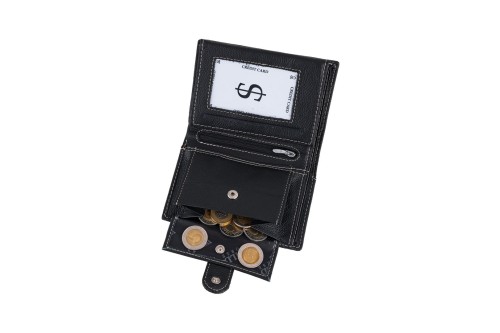 Portfel męski Skórzany Wild Horse Czarny