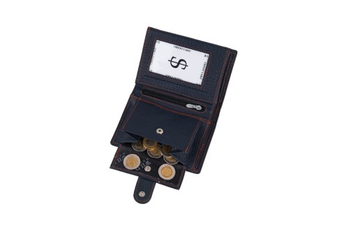 Portfel męski Skórzany Wild Horse Granatowy