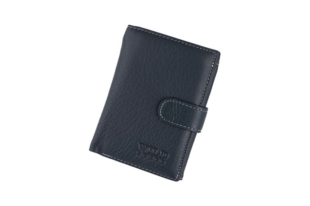 Portfel męski Skórzany Wild Horse Granatowy