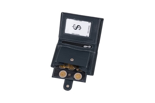 Portfel męski Skórzany Wild Horse Granatowy