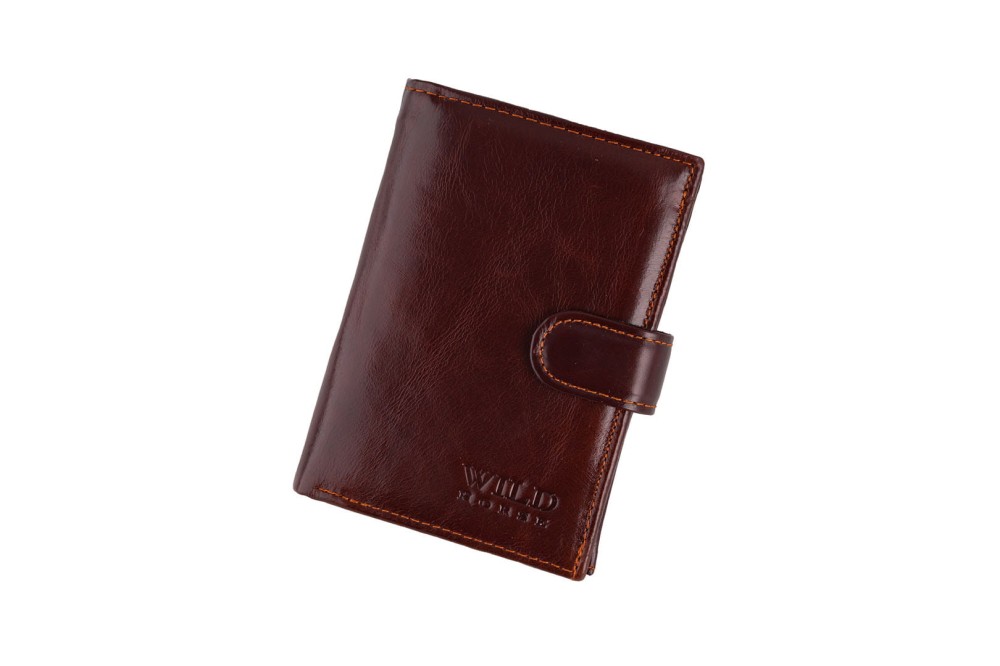 Portfel męski Skórzany Wild Horse Brązowy