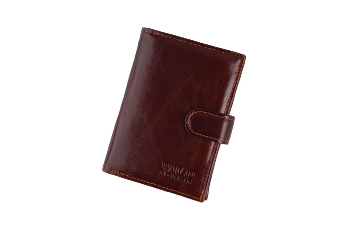 Portfel męski Skórzany Wild Horse Brązowy