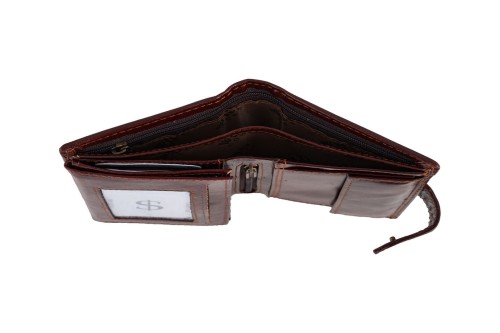 Portfel męski Skórzany Wild Horse Brązowy