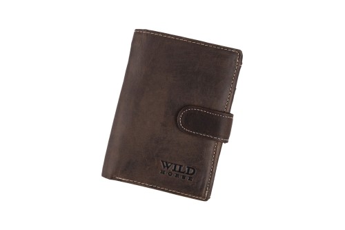Portfel męski Skórzany Wild Horse Brązowy
