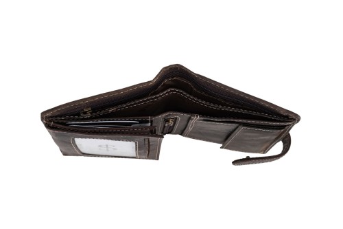 Portfel męski Skórzany Wild Horse Brązowy