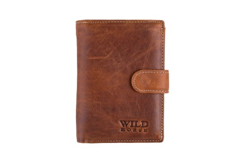 Portfel męski Skórzany Wild Horse Brązowy