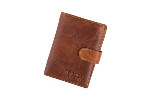 Portfel męski Skórzany Wild Horse Brązowy