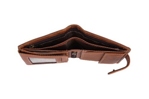 Portfel męski Skórzany Wild Horse Brązowy