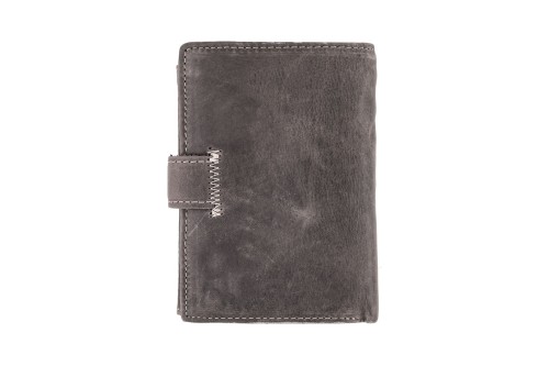 Portfel męski Skórzany Wild Horse Szary