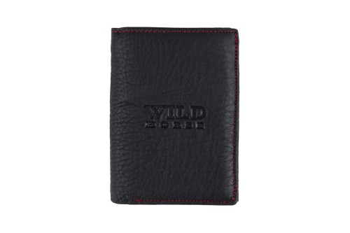 Portfel męski Skórzany Wild Horse Czarny